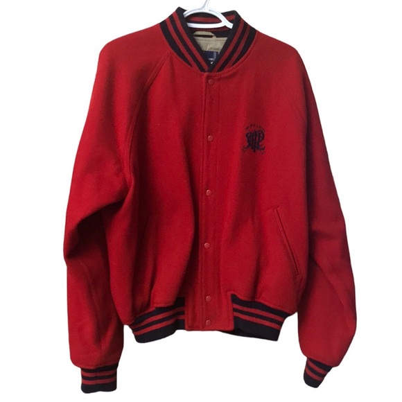 Polo Ralph Lauren Other - Polo Ralph Lauren genuine wool Varsity Jacket